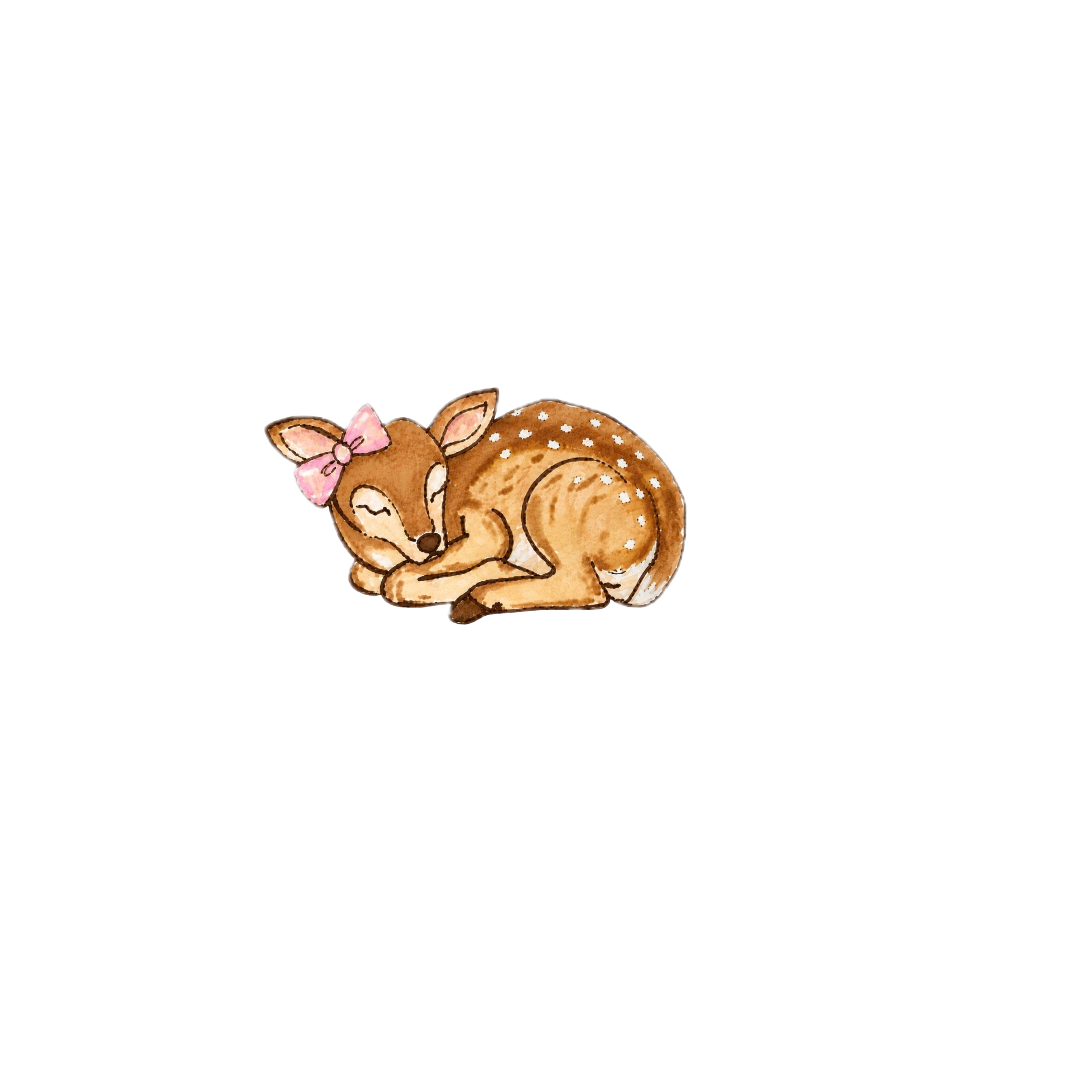 Coquette Deer sticker