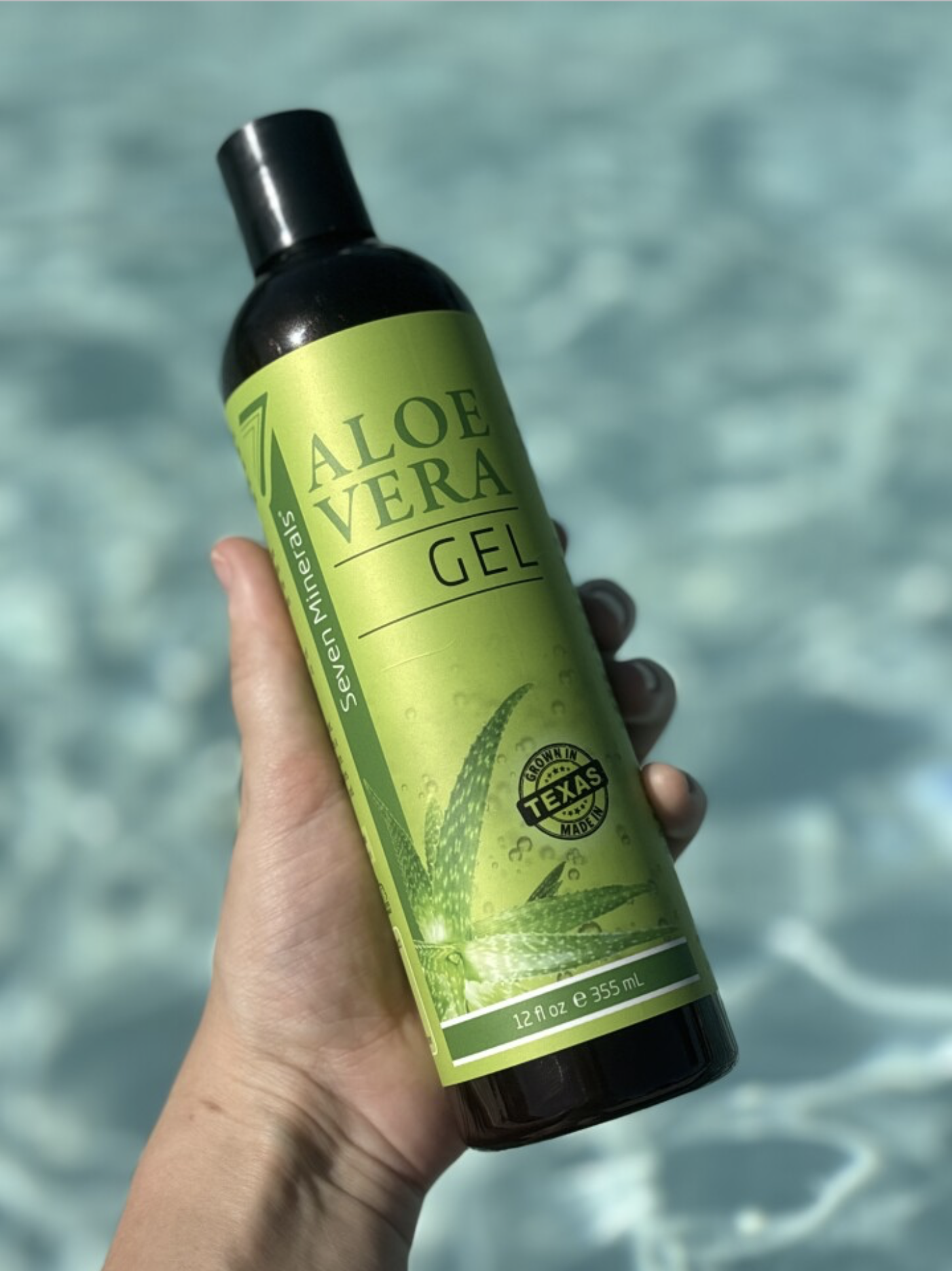 Aloe gel by pool
